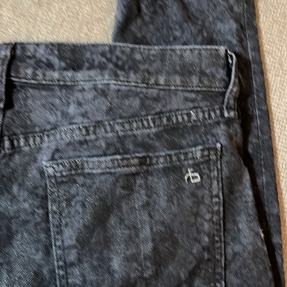 Rag & Bone Cate Mid-Rise Skinny Snake Foil Jeans - Picture 10 of 11